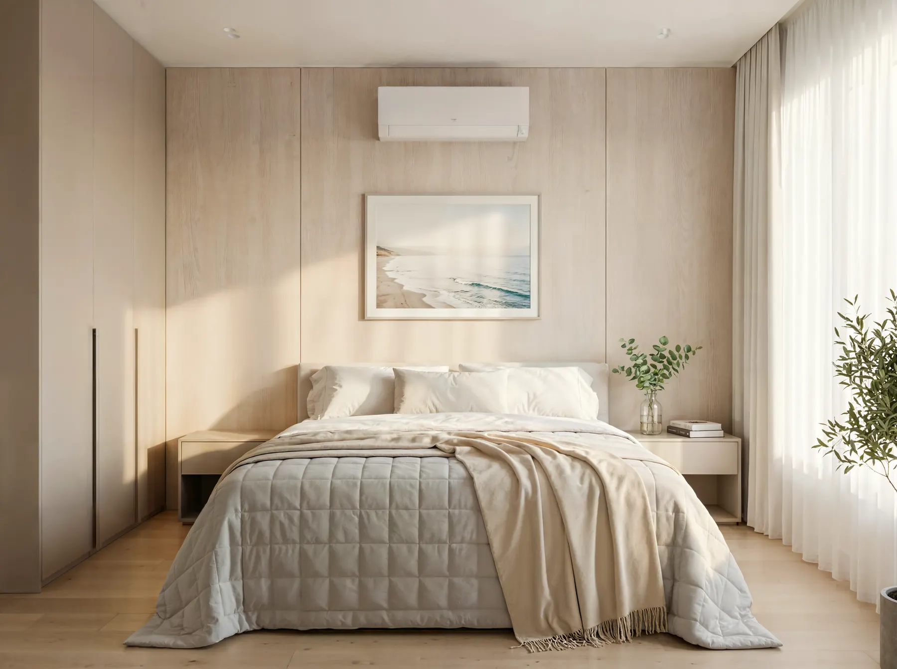 Apartamento decorado quarto
