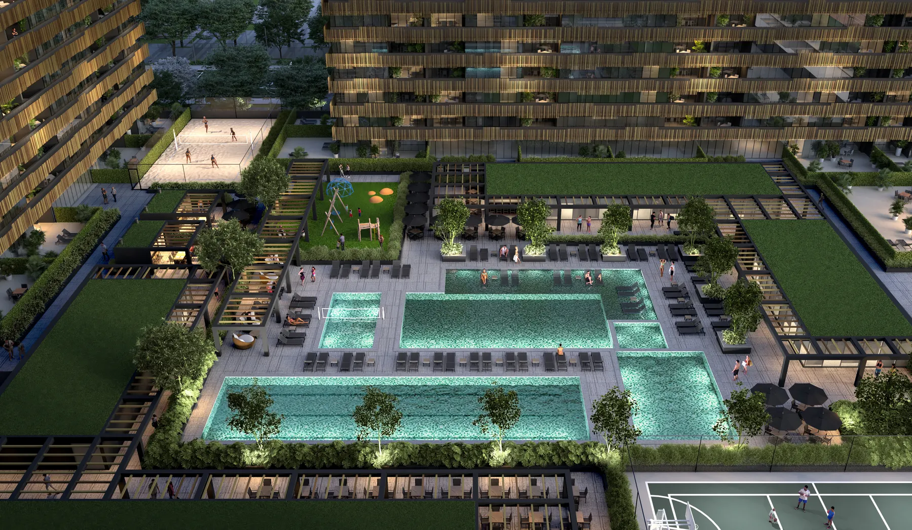 Piscina noturna
