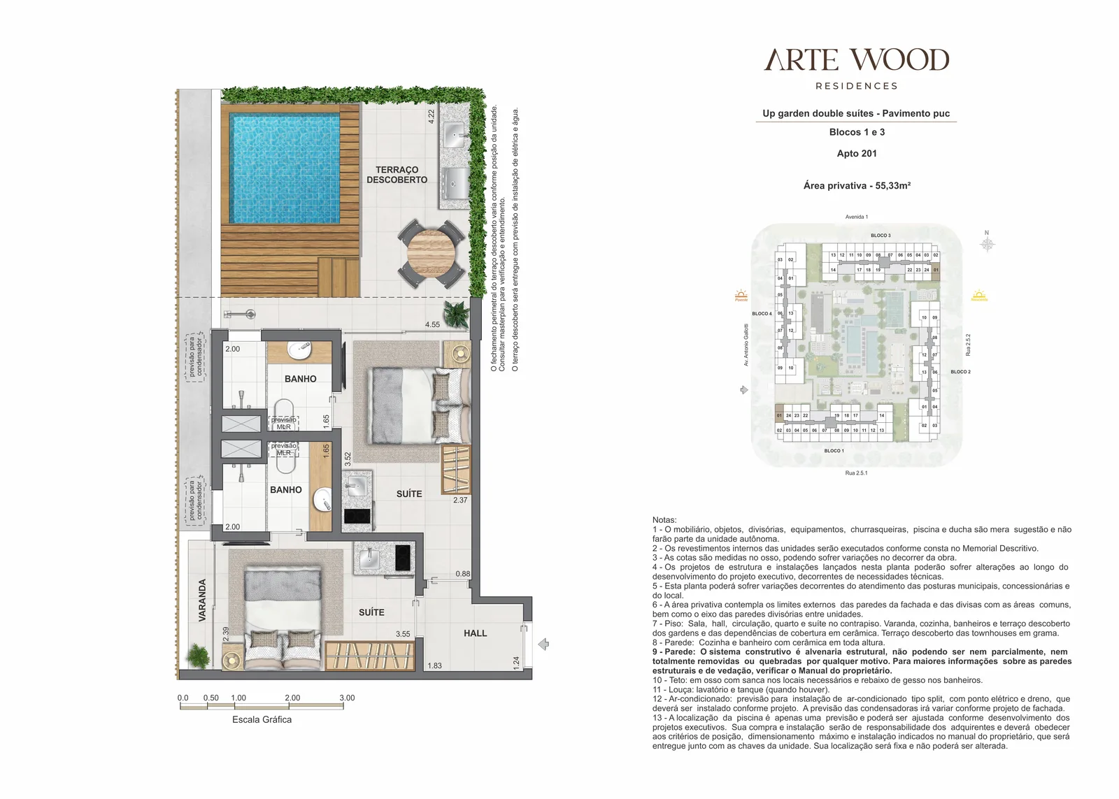 Planta garden Arte Wood