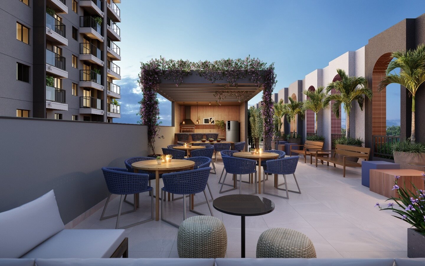 Rooftop gourmet