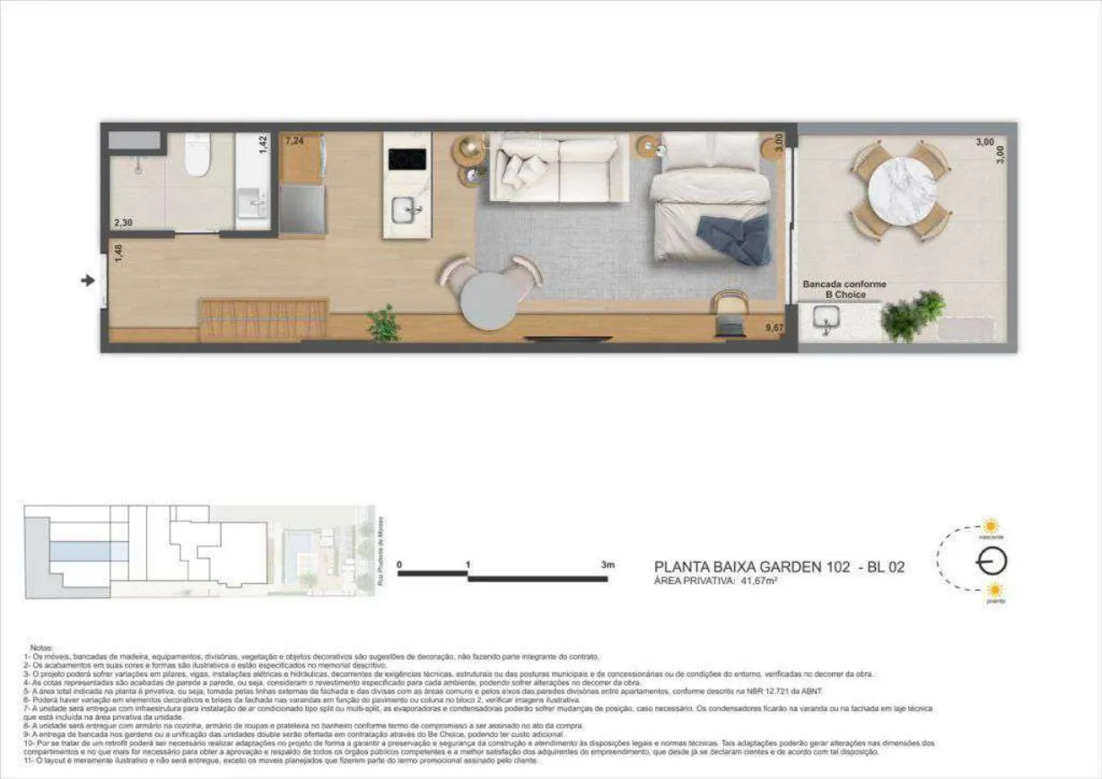 Planta do Be in Rio Prudente 1356