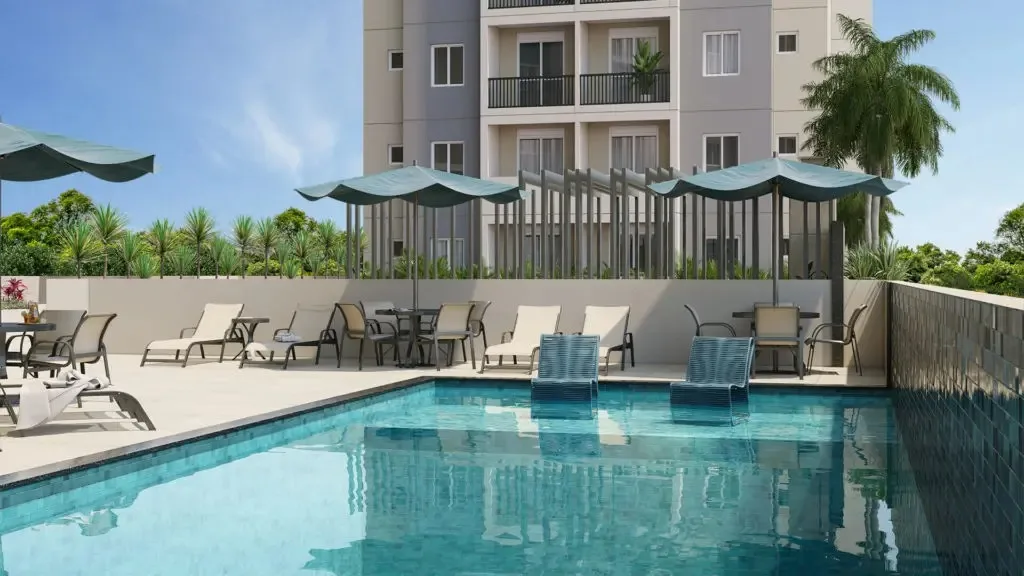 Piscina do Beon Porto Residencial
