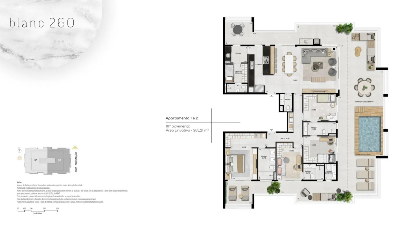 Planta do Blanc 260
