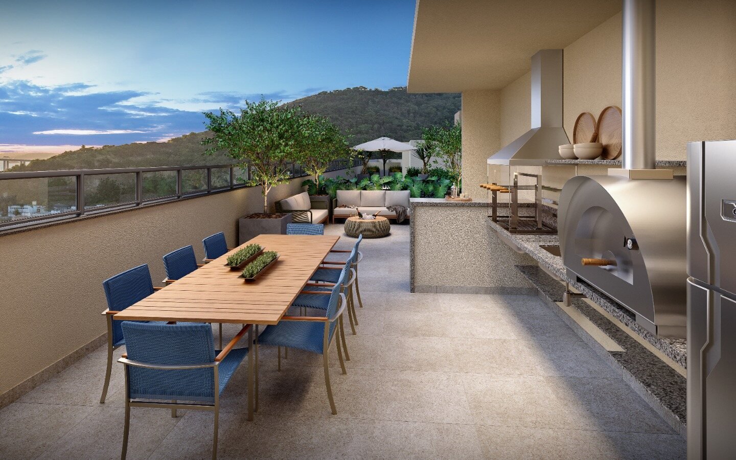 Rooftop gourmet