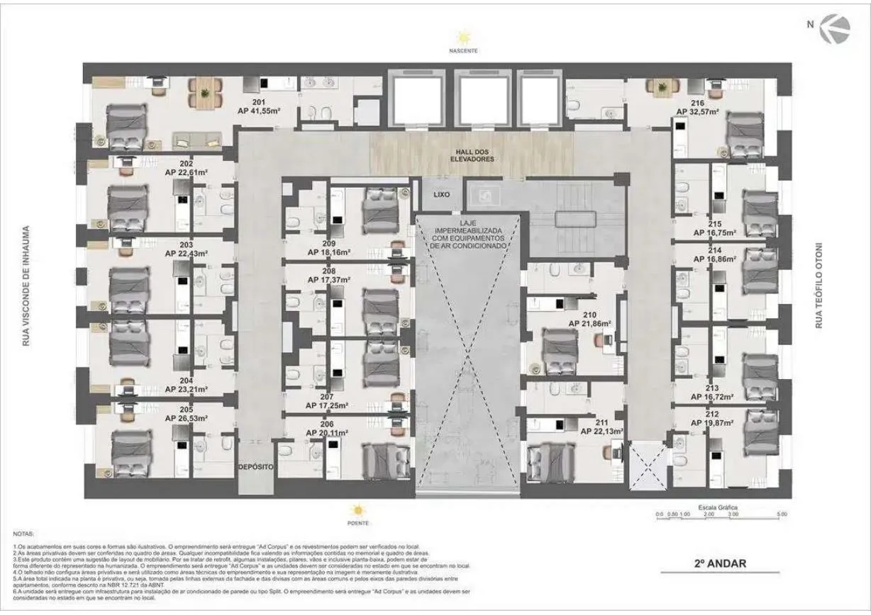 Planta do Casa Mauá Residencial