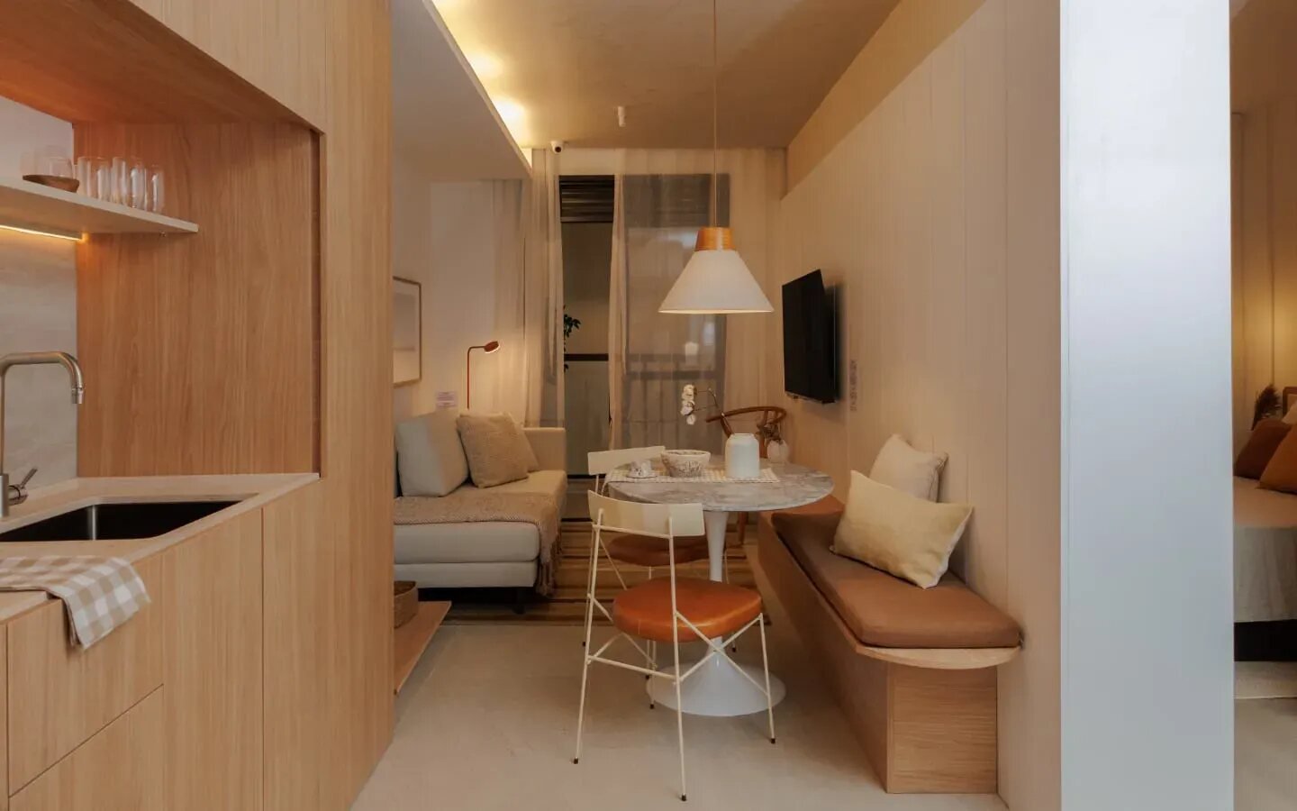 Studio decorado