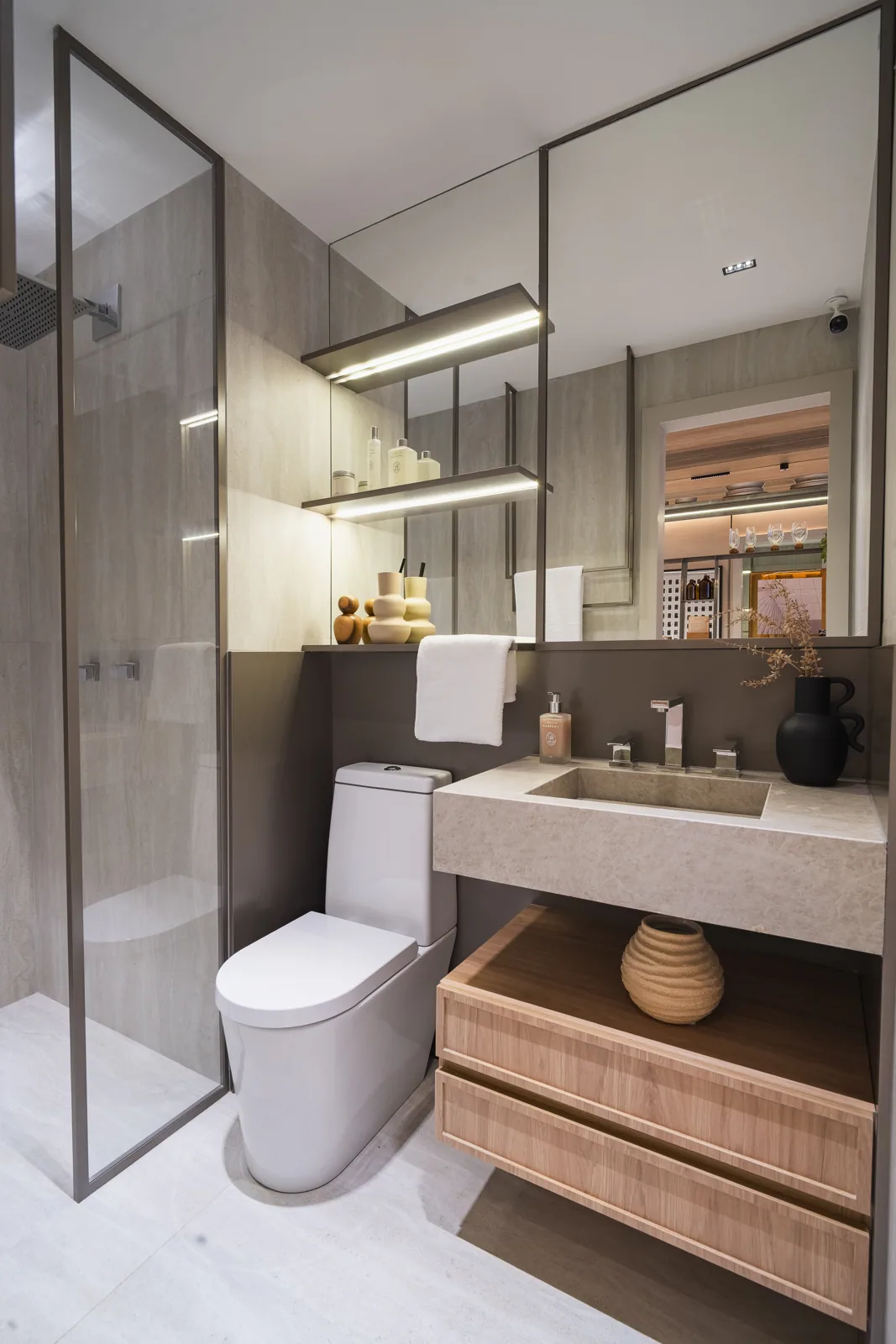 Apartamento decorado do Connect Square
