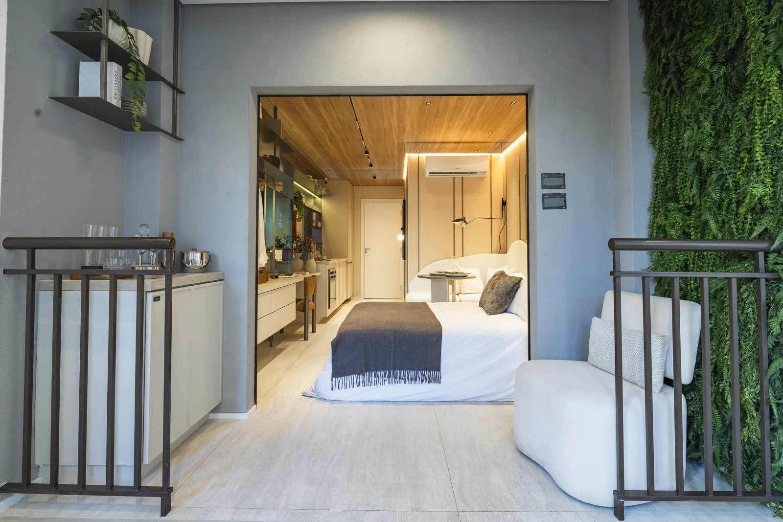 Apartamento decorado do Connect Square