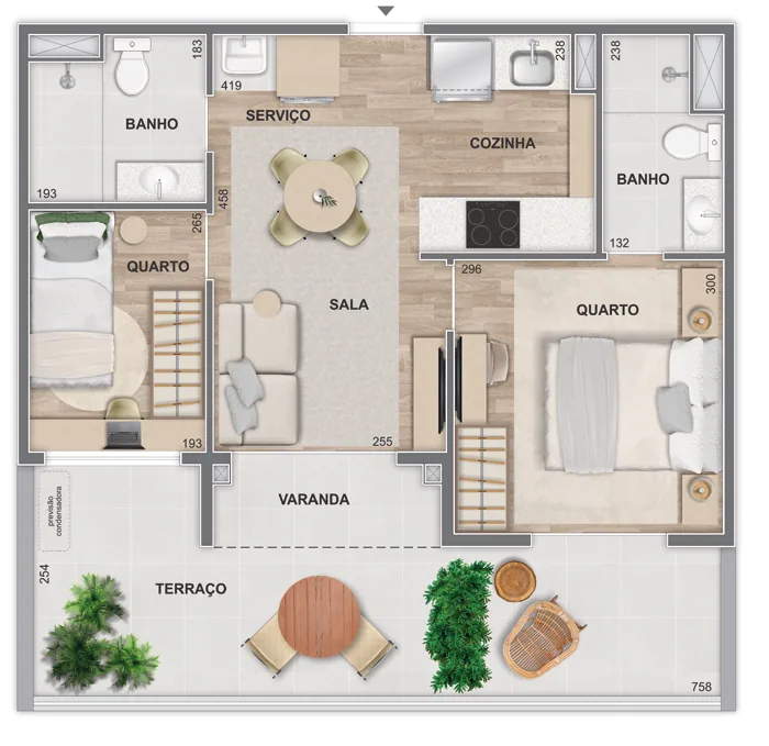 Planta do Connect Square