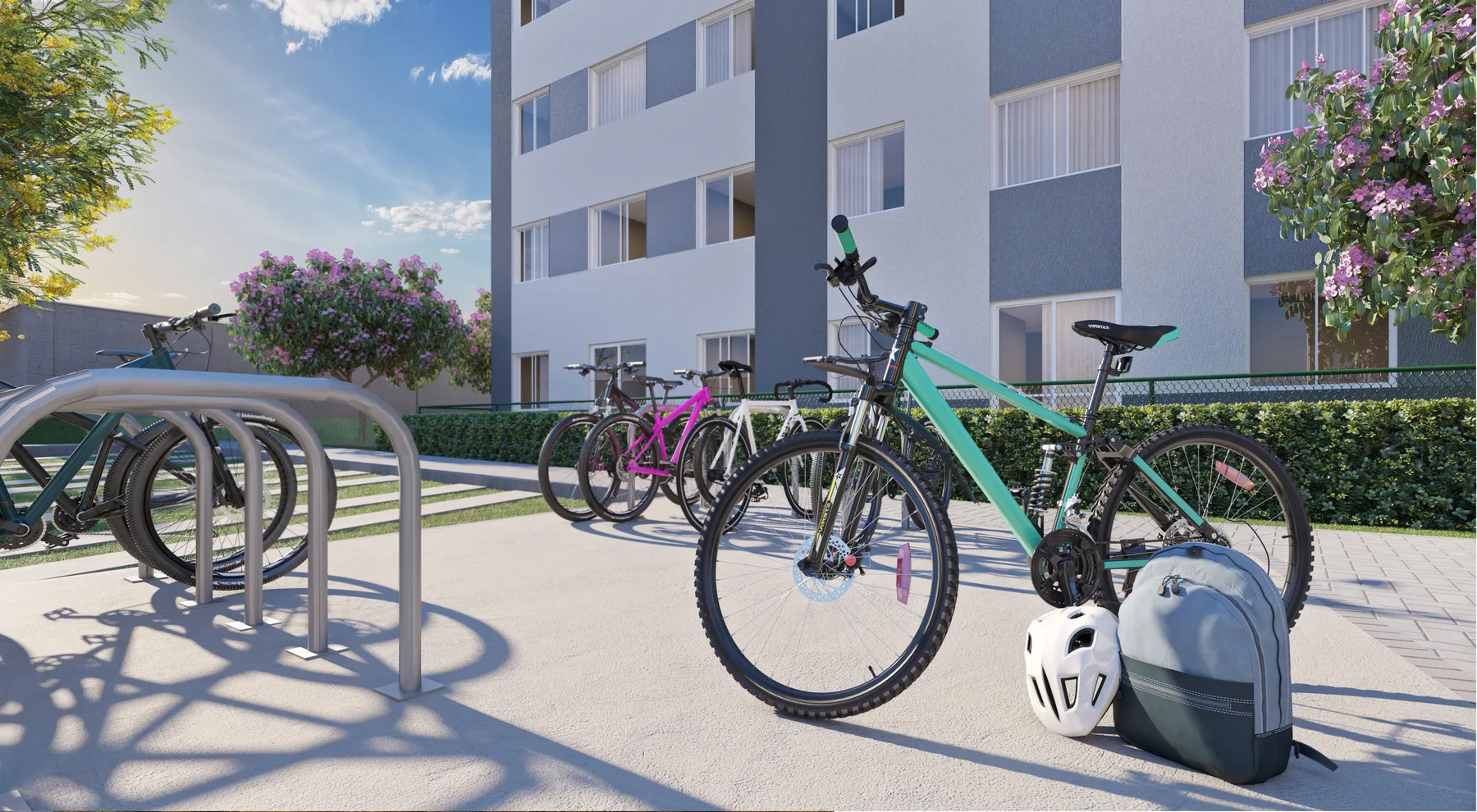 Bicicletario do Conquista Norte Club - Direcional Rio de Janeiro