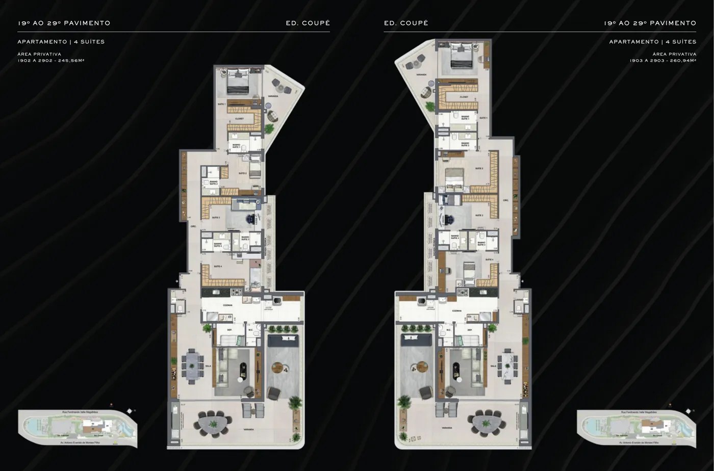 Planta do Coupé Tower