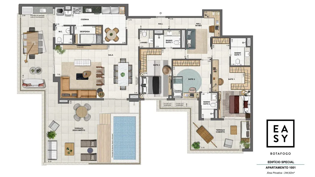 Planta do Easy Botafogo: Planta 4