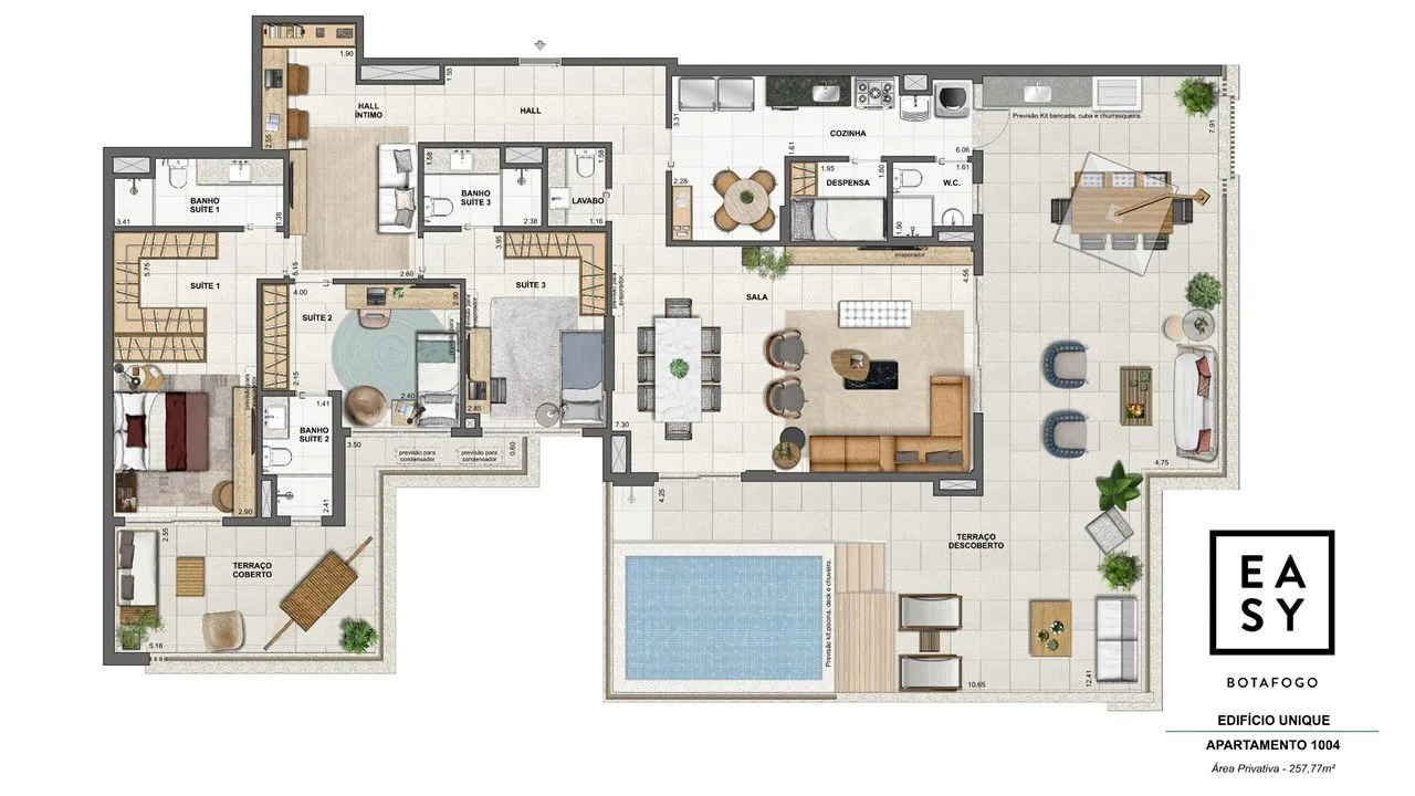 Planta do Easy Botafogo: Planta 5