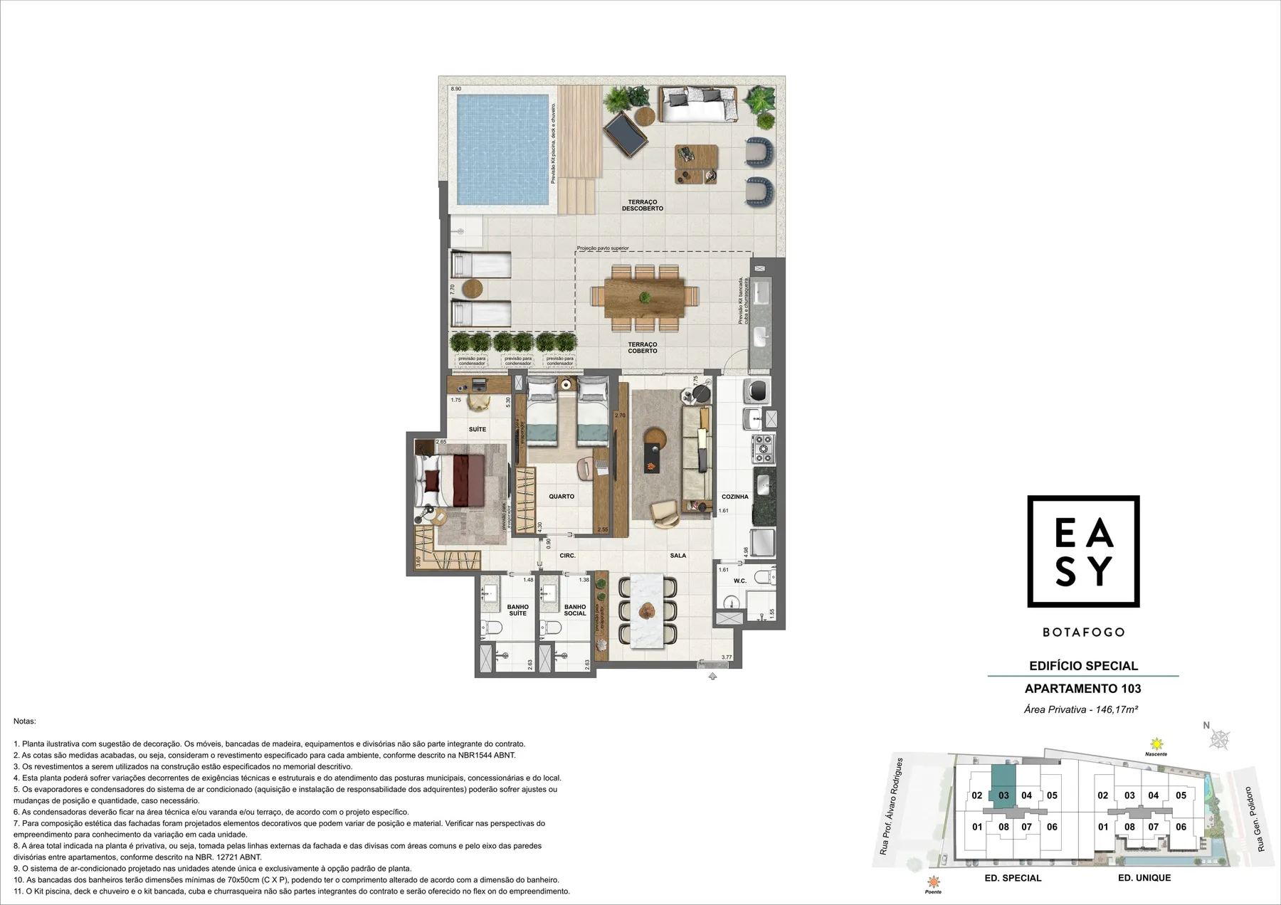 Planta do Easy Botafogo: Planta 9