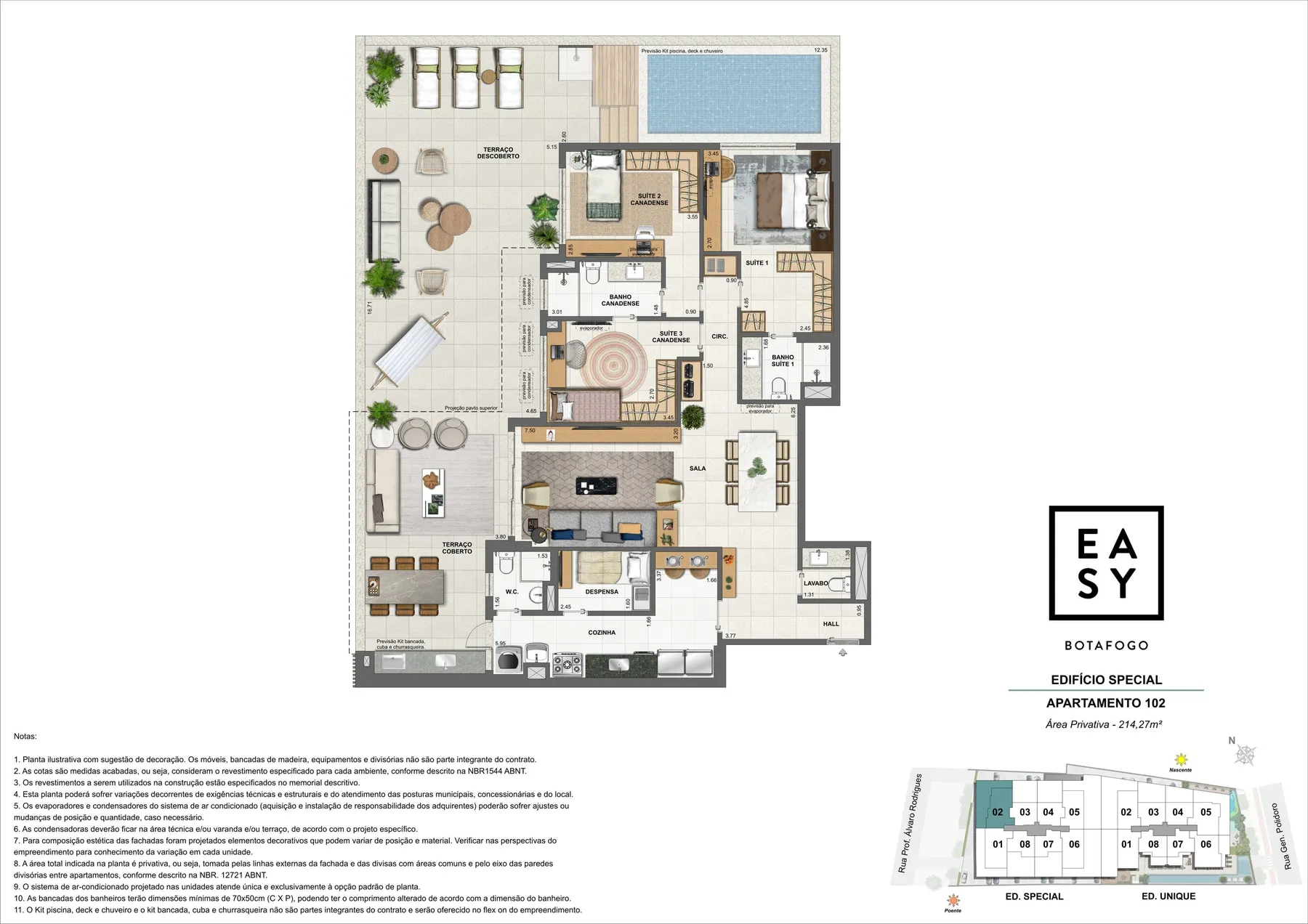 Planta do Easy Botafogo: Planta 10