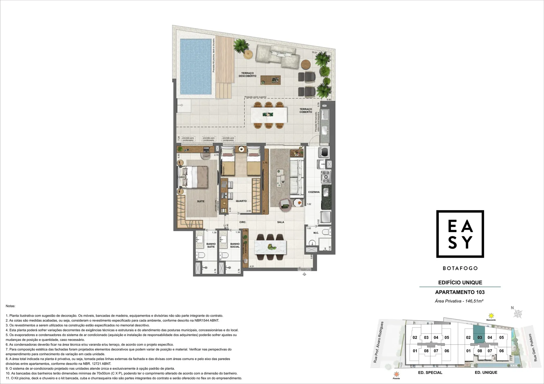 Planta do Easy Botafogo: Planta 11