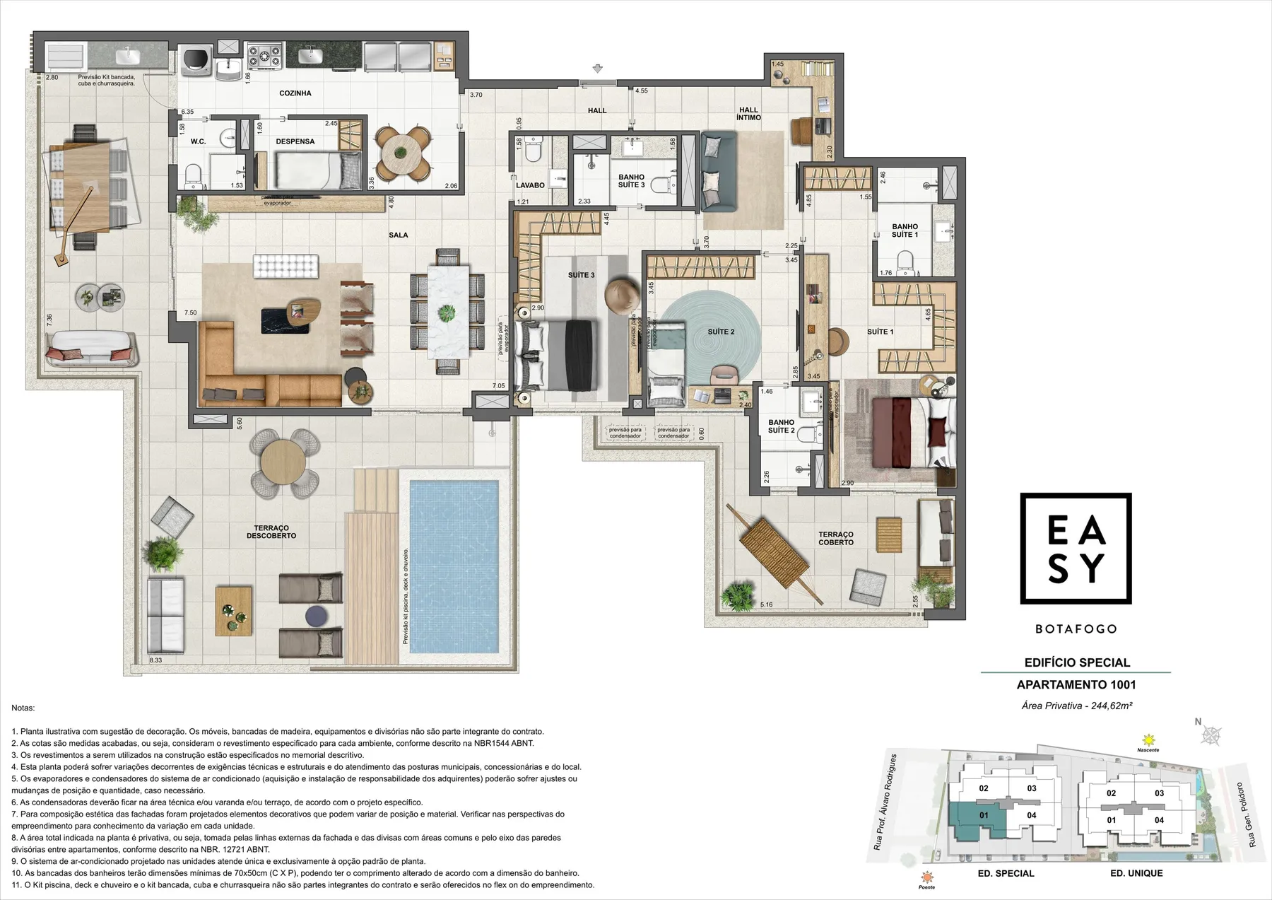 Planta do Easy Botafogo: Planta 18