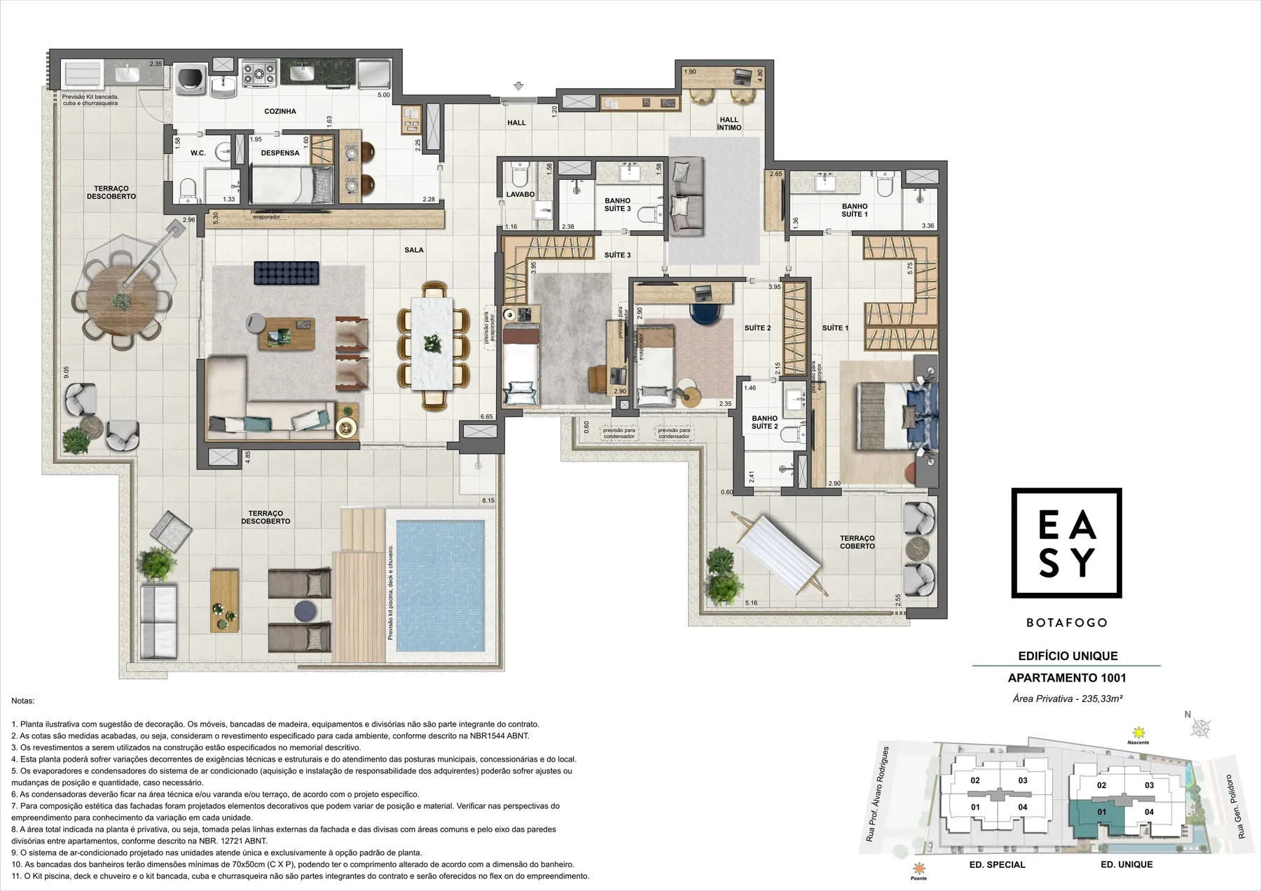 Planta do Easy Botafogo: Planta 19