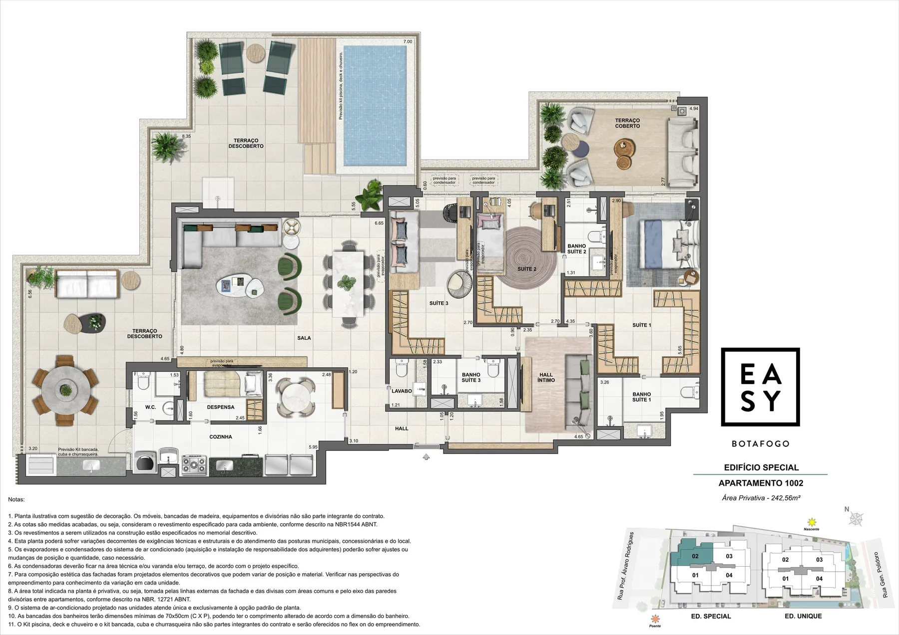 Planta do Easy Botafogo: Planta 20