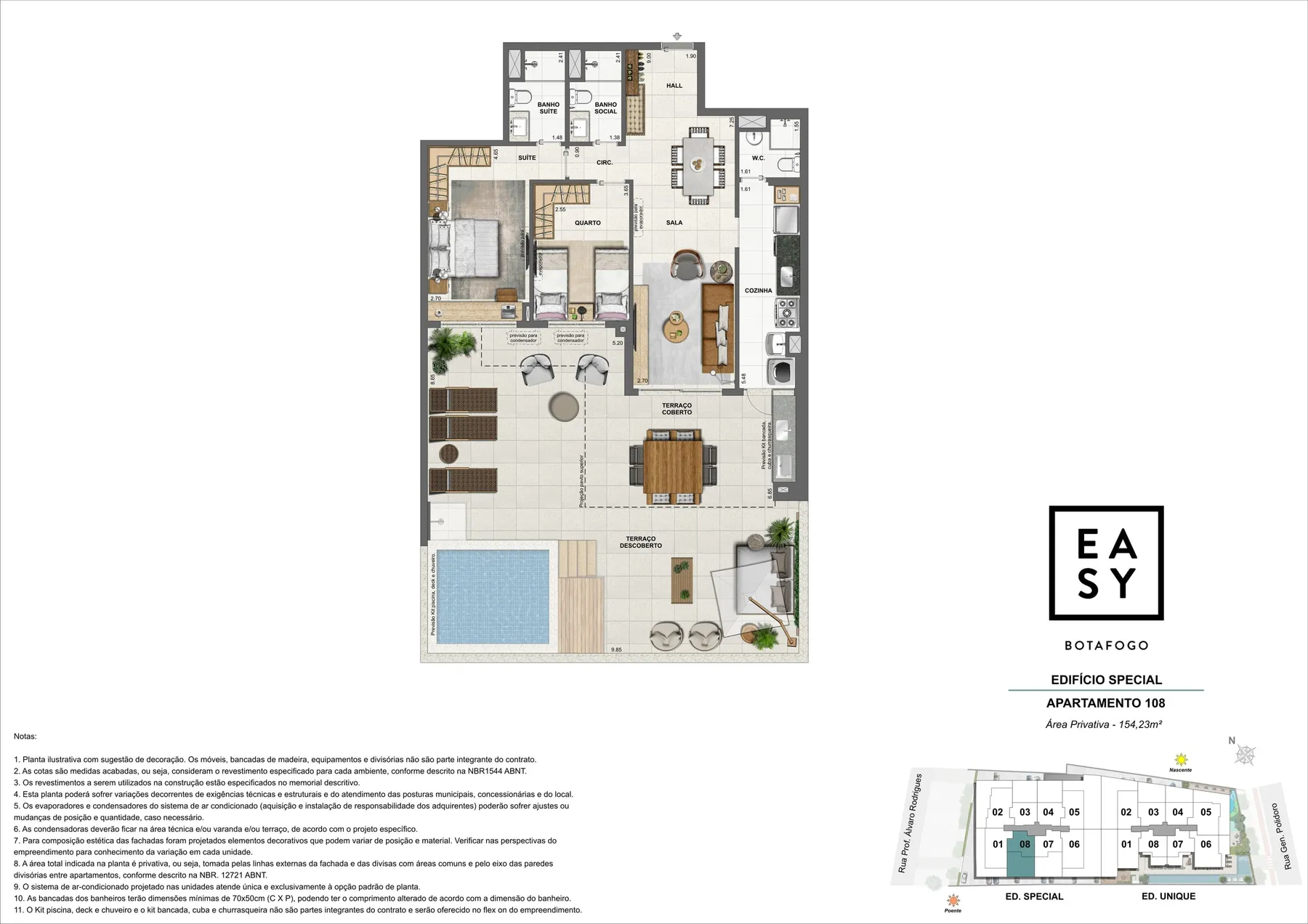 Planta do Easy Botafogo: Planta 22