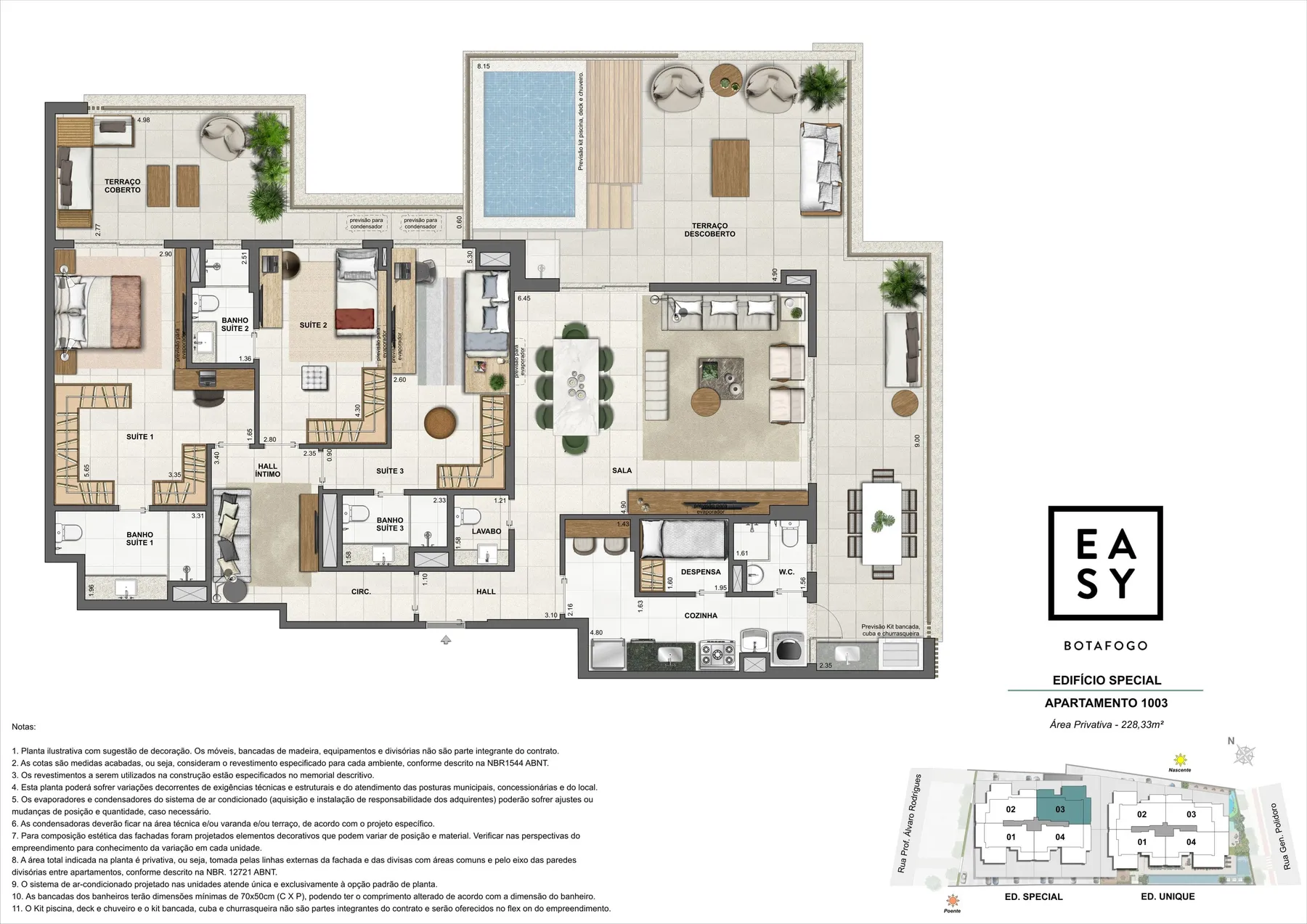 Planta do Easy Botafogo: Planta 23