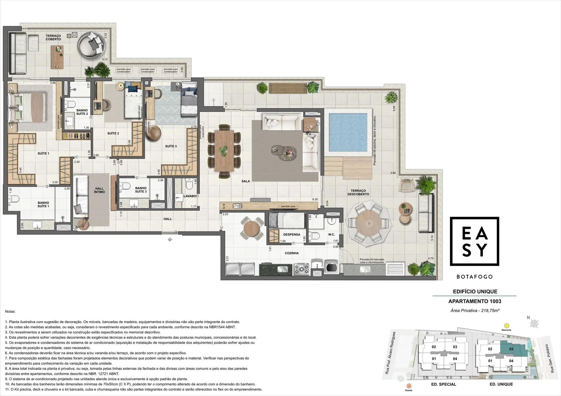 Planta do Easy Botafogo: Planta 24