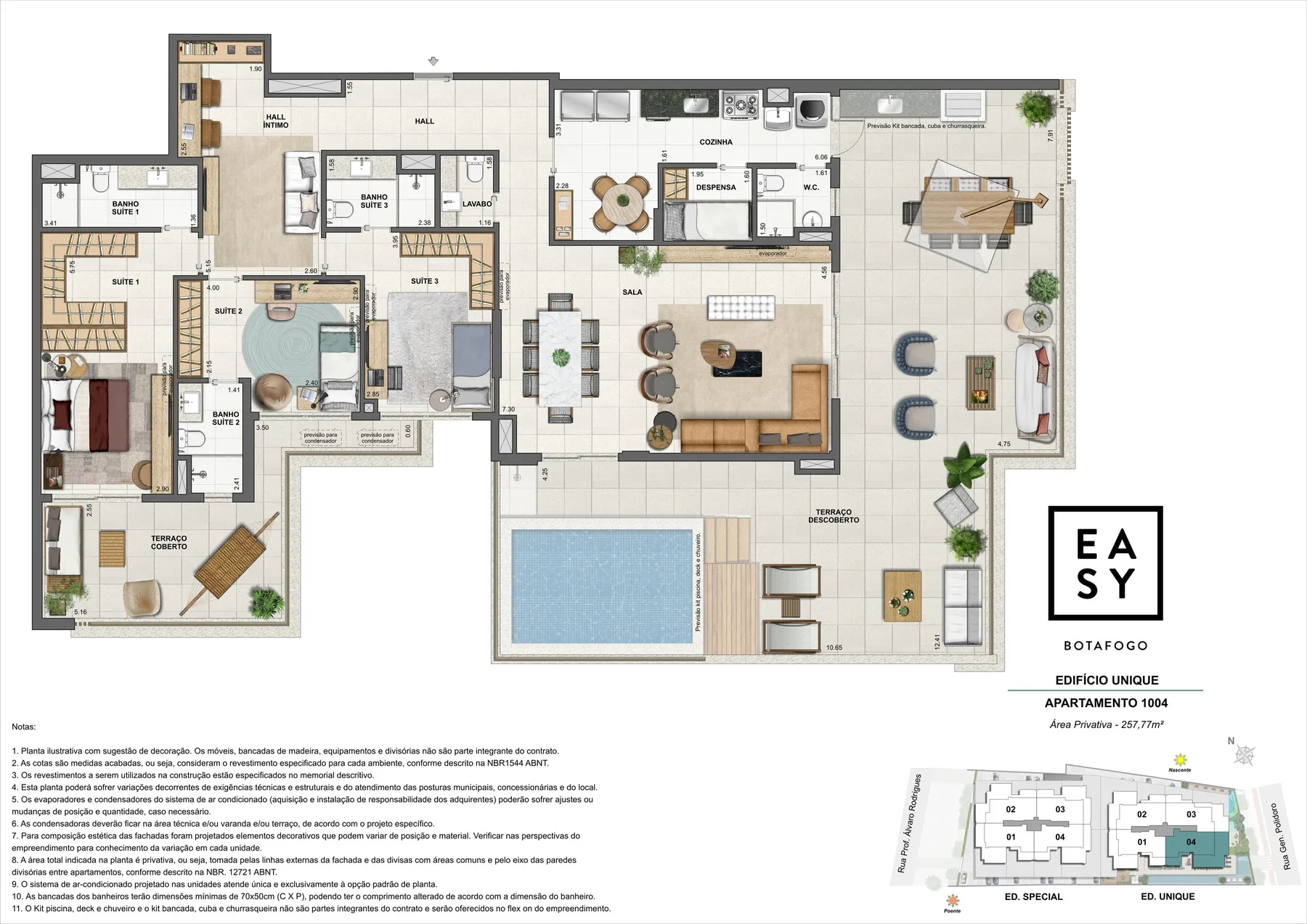Planta do Easy Botafogo: Planta 25