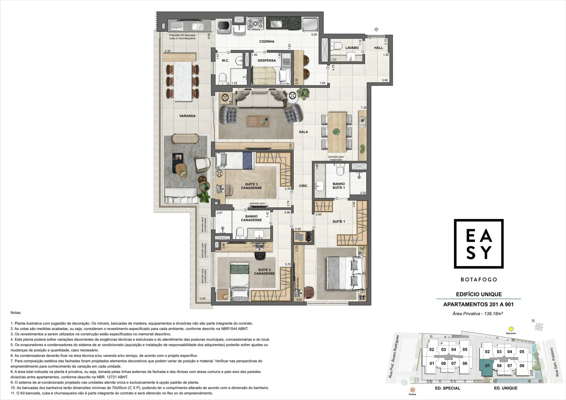 Planta do Easy Botafogo: Planta 27