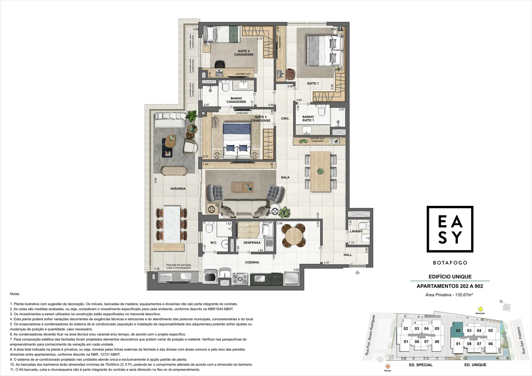 Planta do Easy Botafogo: Planta 28