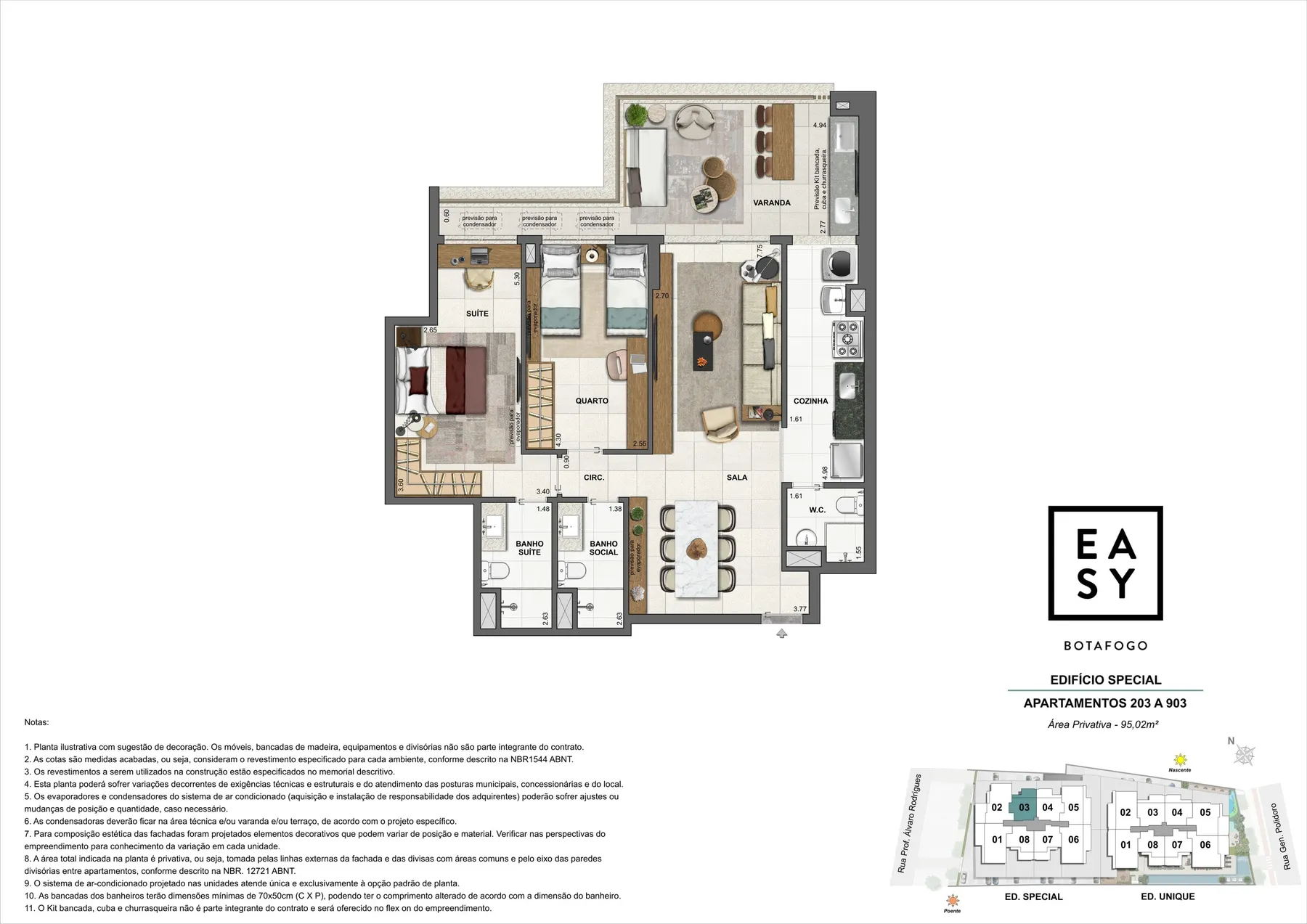 Planta do Easy Botafogo: Planta 30