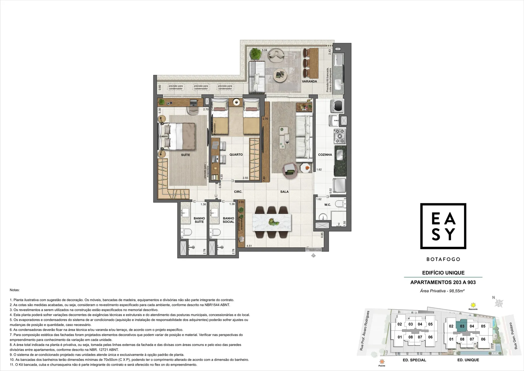Planta do Easy Botafogo: Planta 31