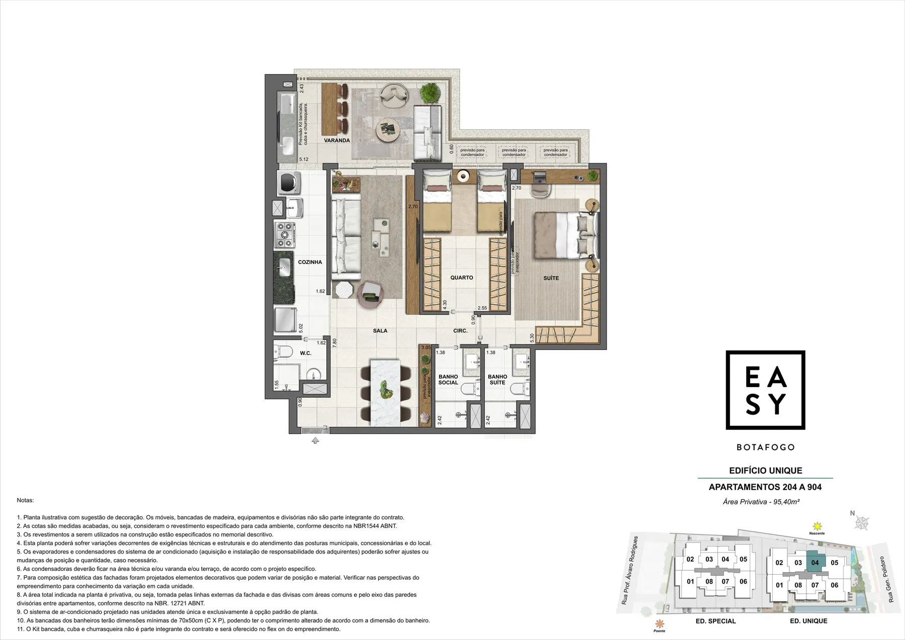 Planta do Easy Botafogo: Planta 32