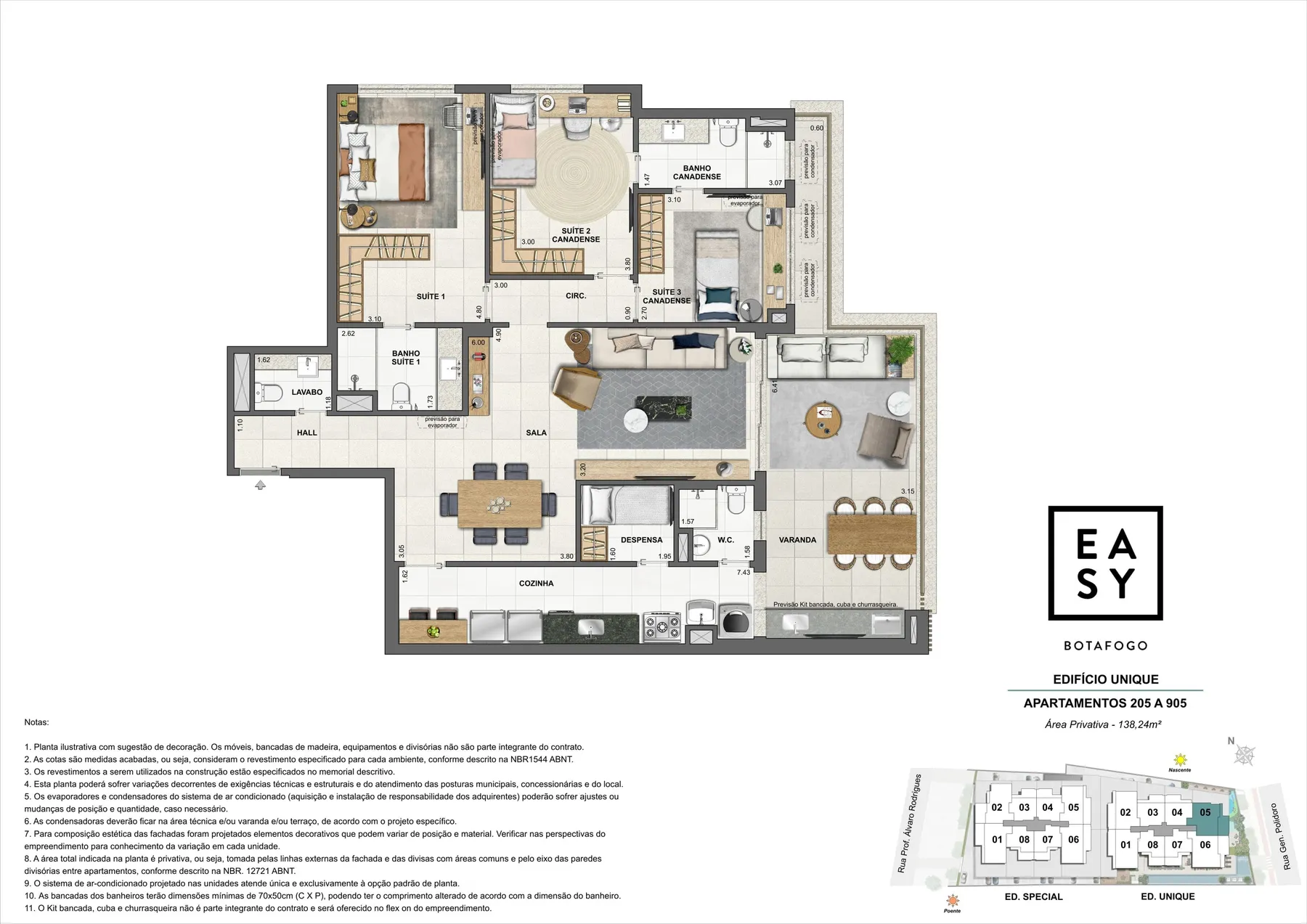 Planta do Easy Botafogo: Planta 33