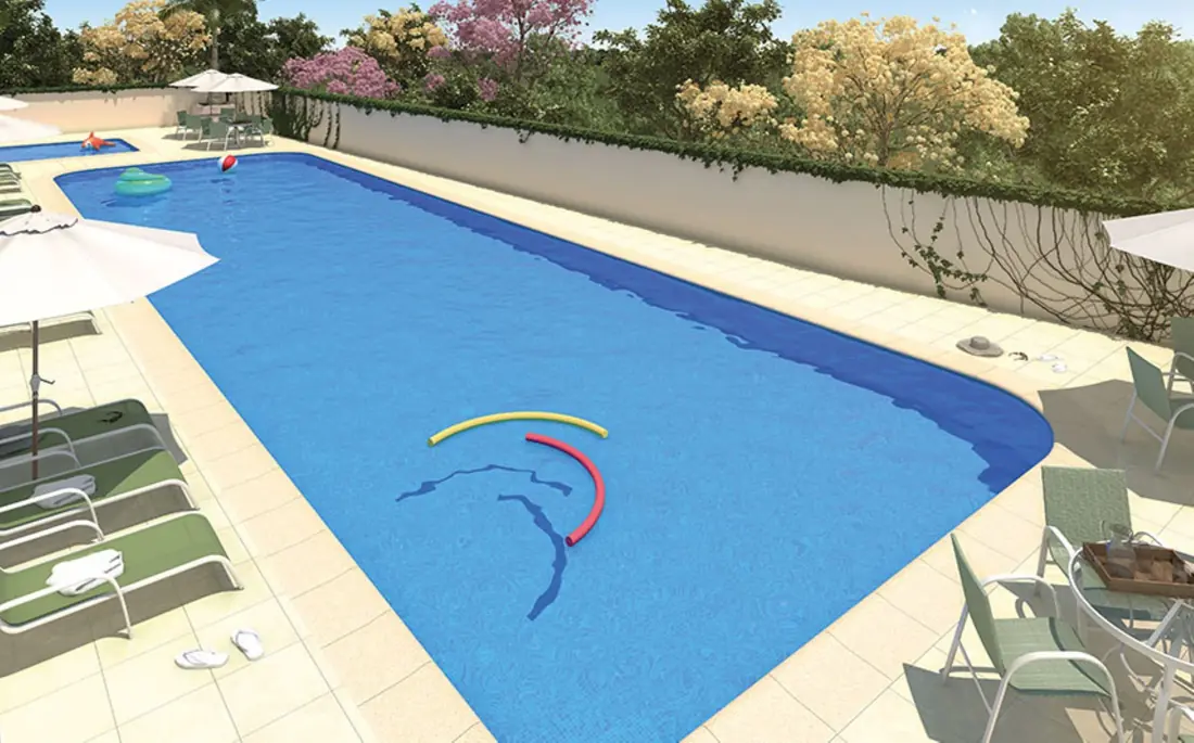 Piscina do Expand Residences