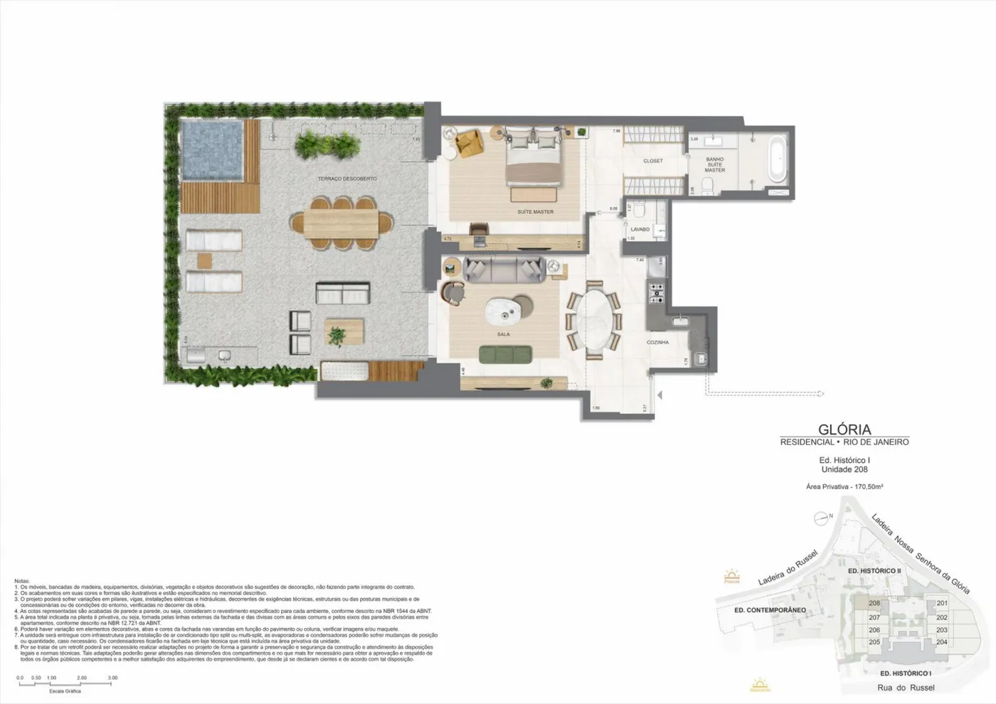 Planta do Gloria Residencial