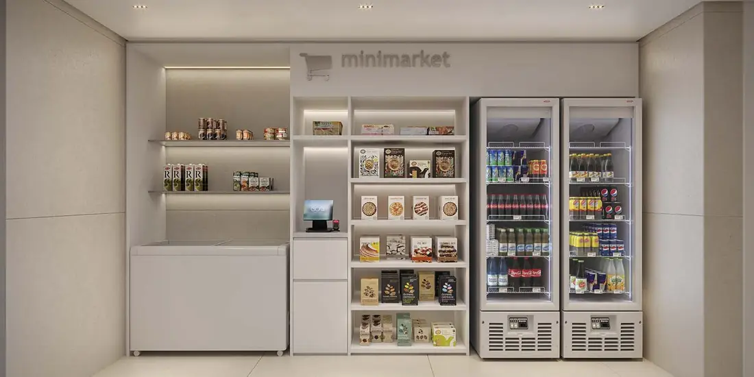 Mini market do Goa Ipanema Studios