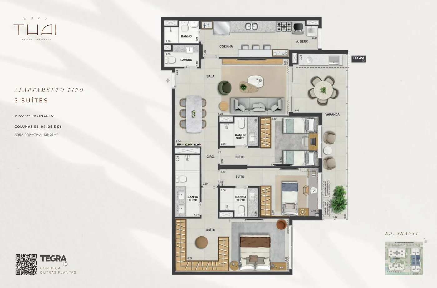 Planta do Gran Thai Leisure Residence