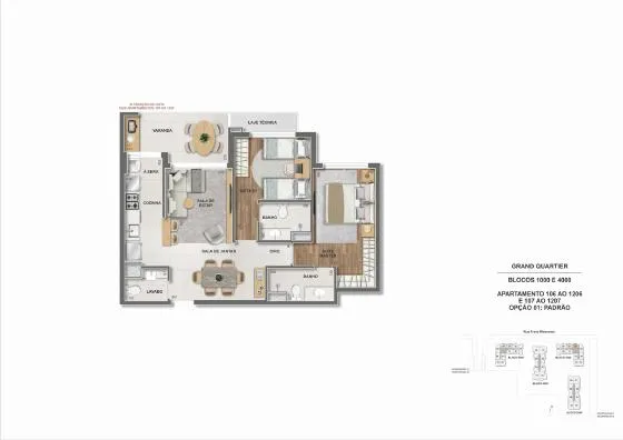Planta do Grand Quartier
