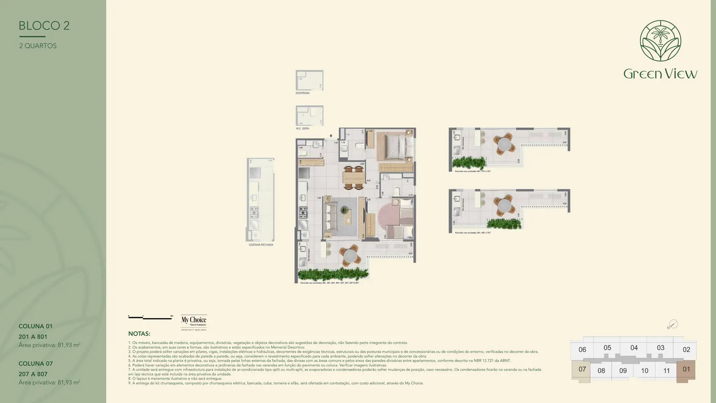 Planta do GREEN PARK BARRA