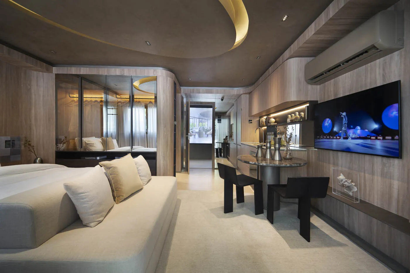 Studio ou sala e quarto no In The Park Cidade Jardim, decorado, imagem 2