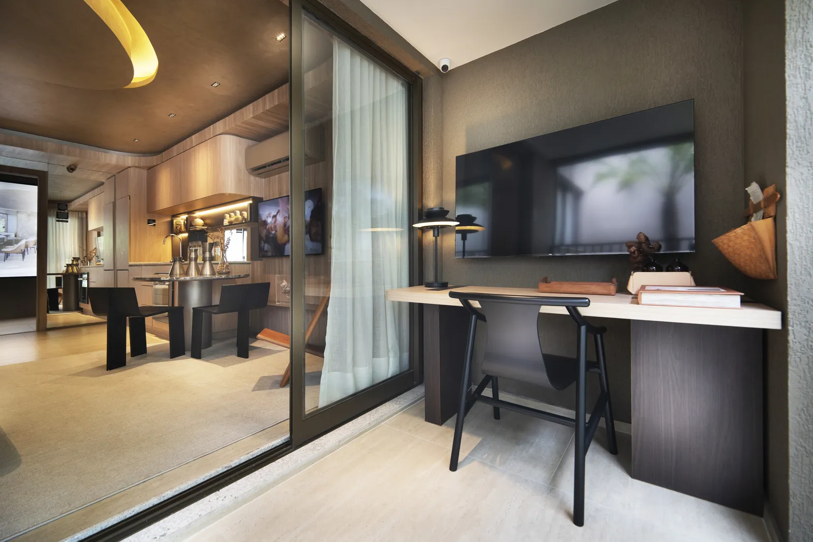 Studio ou sala e quarto no In The Park Cidade Jardim, decorado, imagem 7