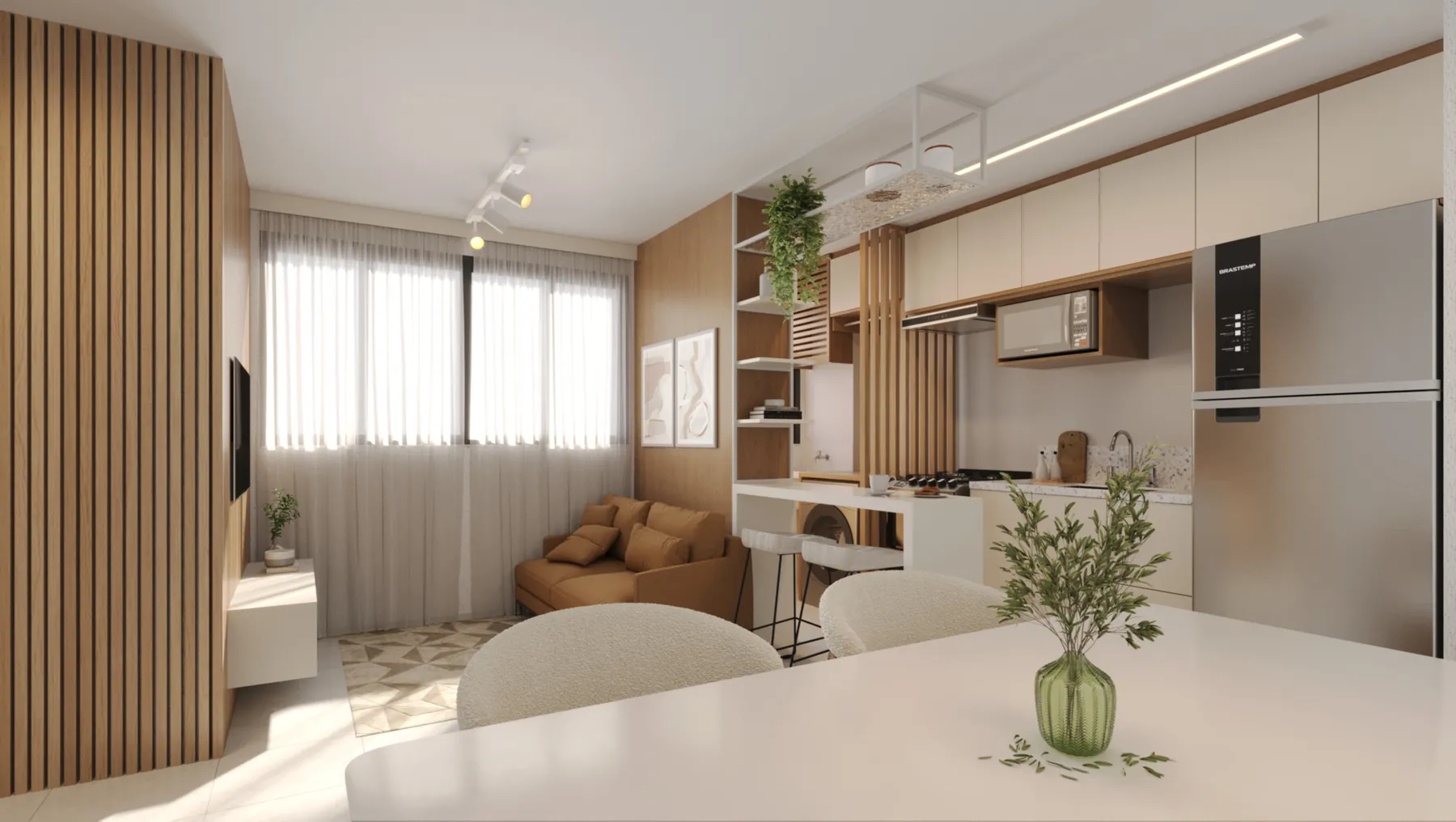 Apartamento decorado ponta