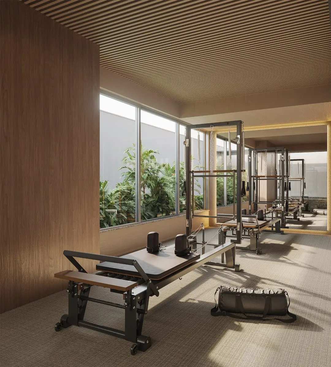 Sala de pilates do Almar Ipanema