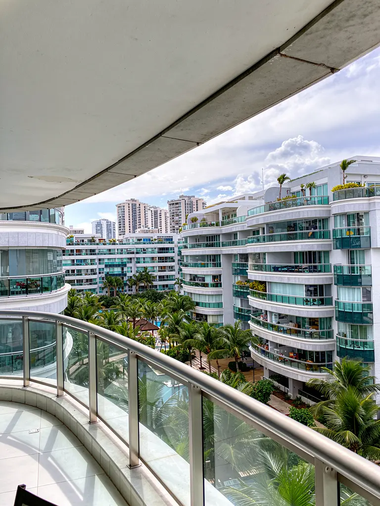 Les Residences de Monaco, vista da varanda