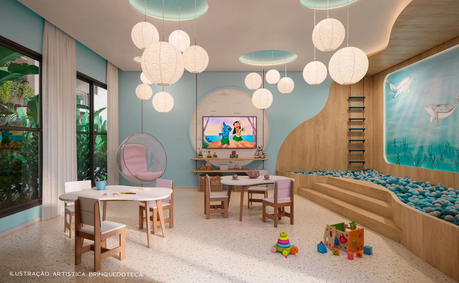 Brinquedoteca do Living Wellness