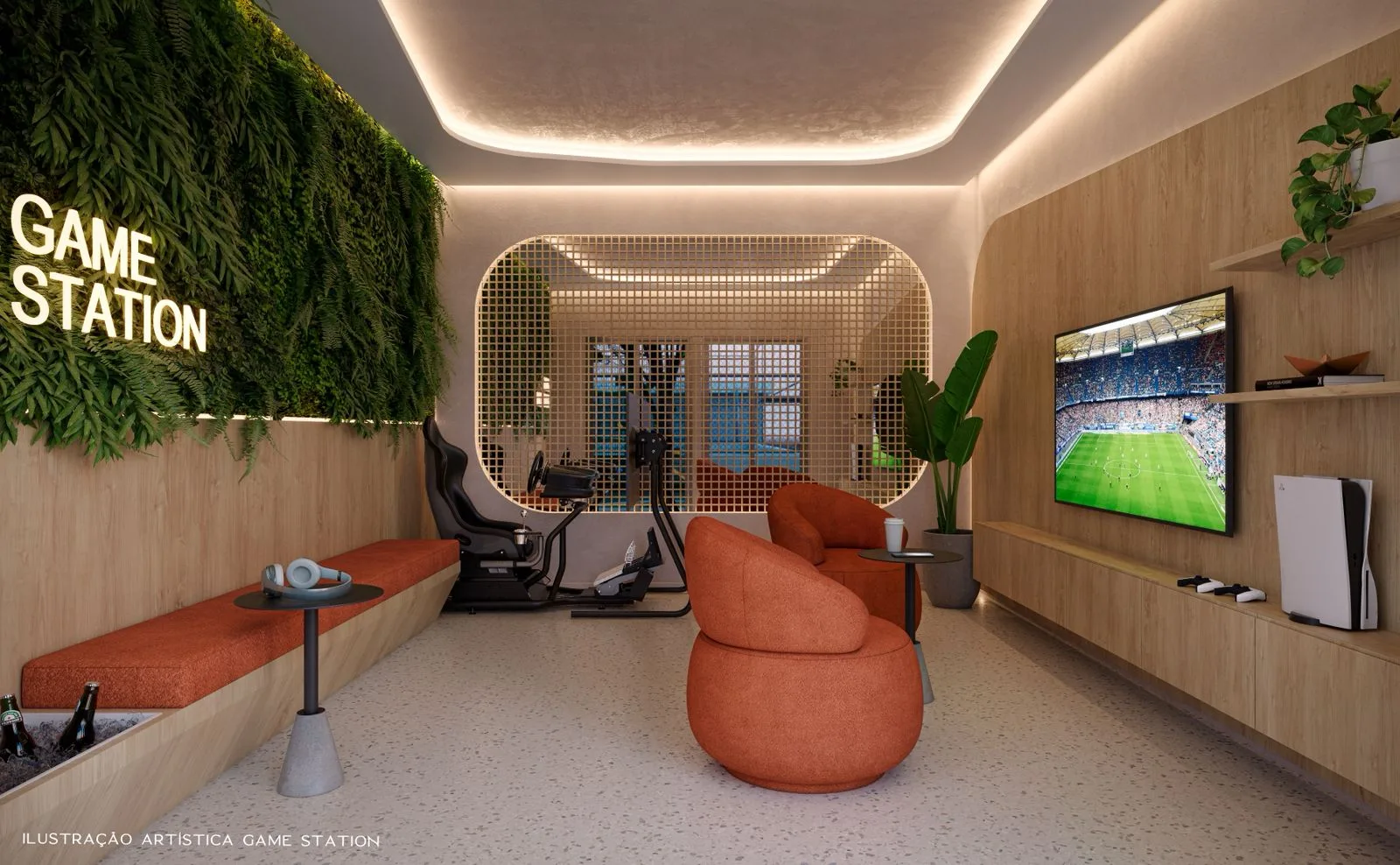 Game station do Living Wellness