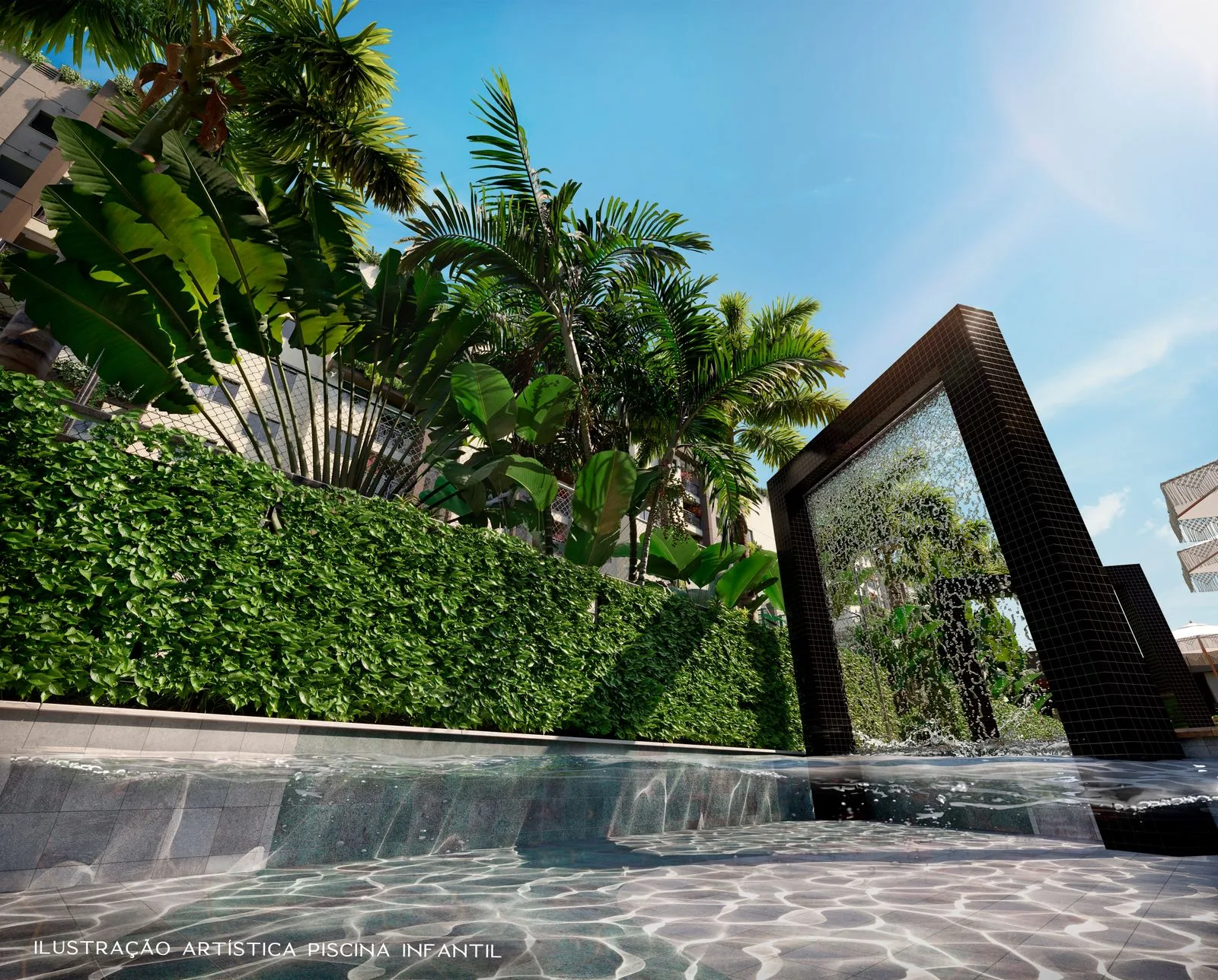 Piscina infantil do Living Wellness