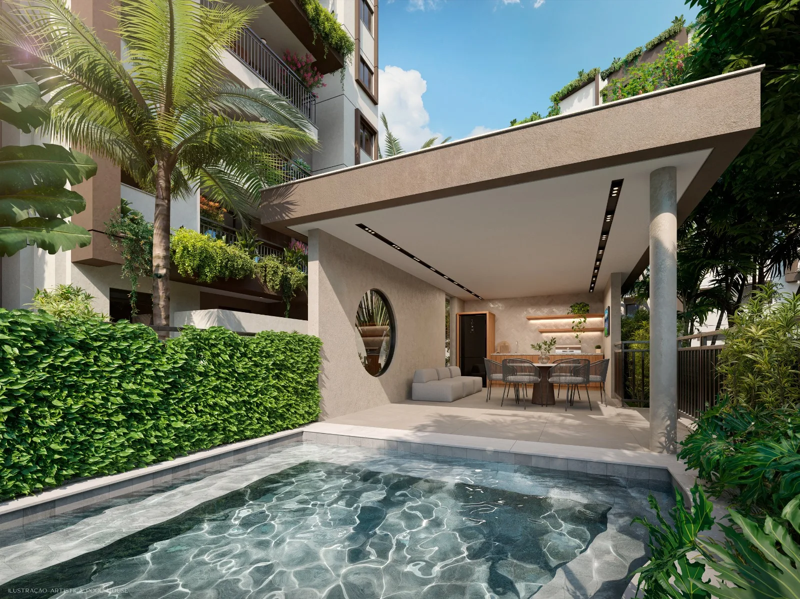 Pool house do Living Wellness