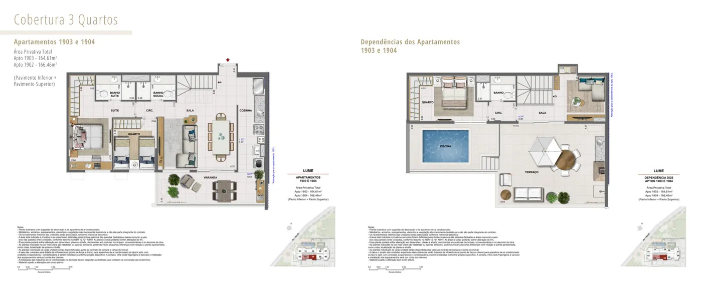 Planta do Lume Residencial Barra Bonita