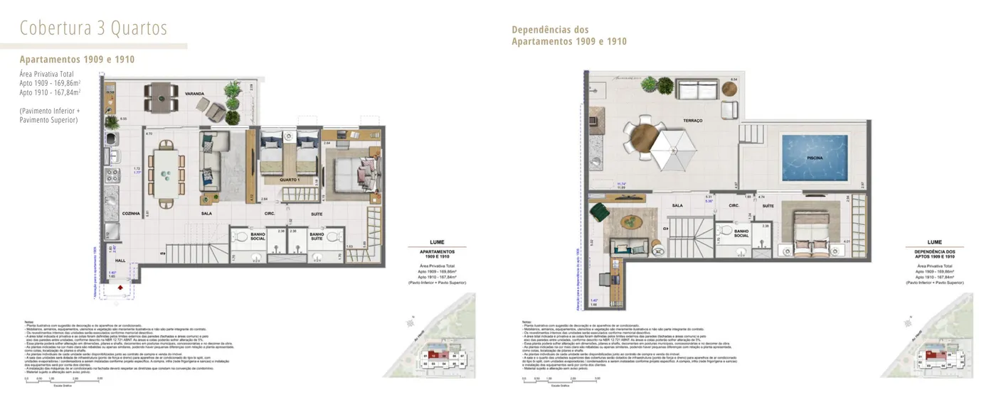Planta do Lume Residencial Barra Bonita